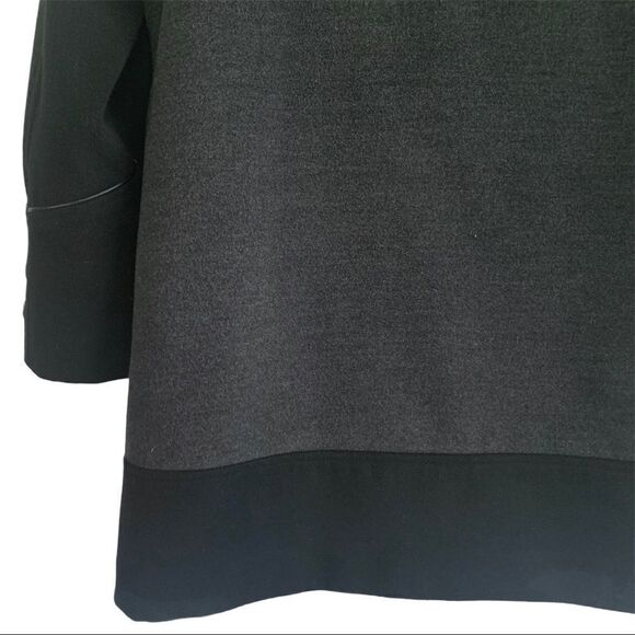 NICCOLINI Beautiful! Button Down Black Grey Coat - Picture 9 of 12